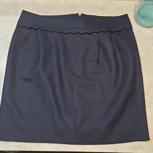 J. Crew Navy Pencil Skirt